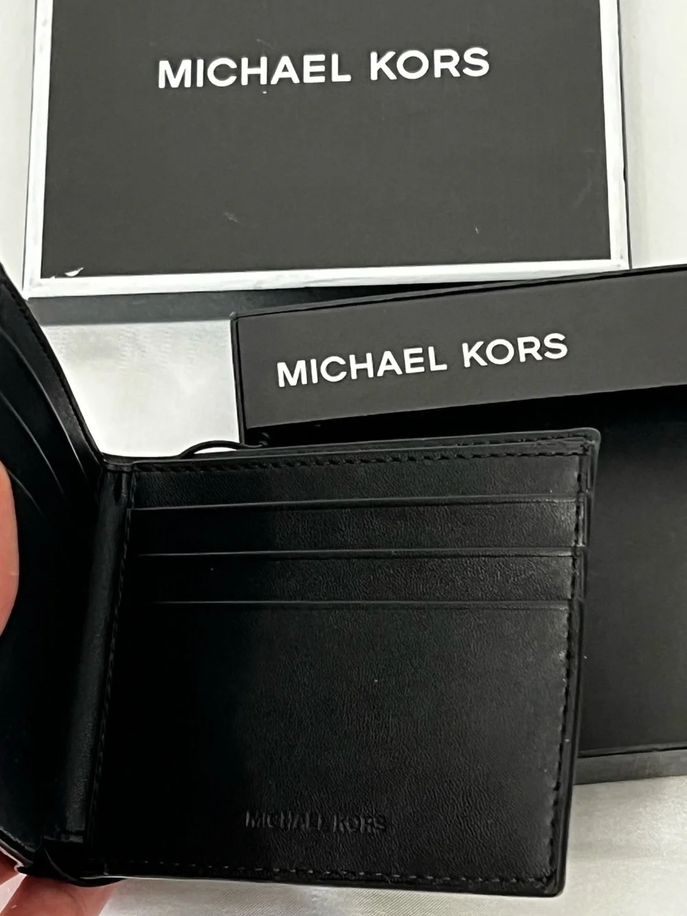 Michael Kors Men's Black Slim Billfold Wallet